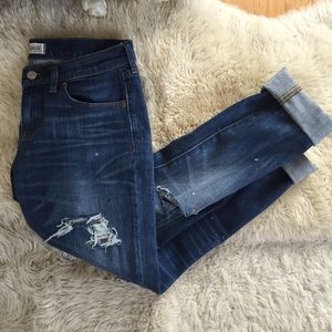 {Madewell} Slim Distressed Boyfriend Jeans