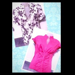 2 button up blouses