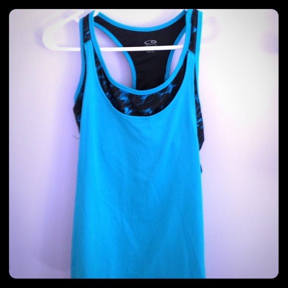 Champion Tops - Blue Champion Workout Tank