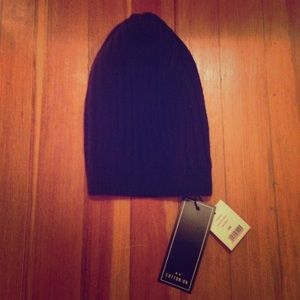 Black Beanie Hat NWT