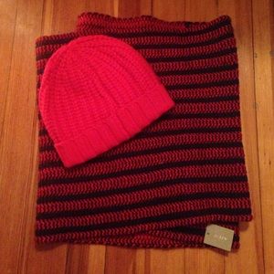 J.Crew infinity hat and beanie set