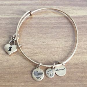 Alex And Ani Heart Locker bangle