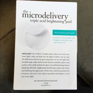 NEW.  Philosophy Microdelivery brightening peel