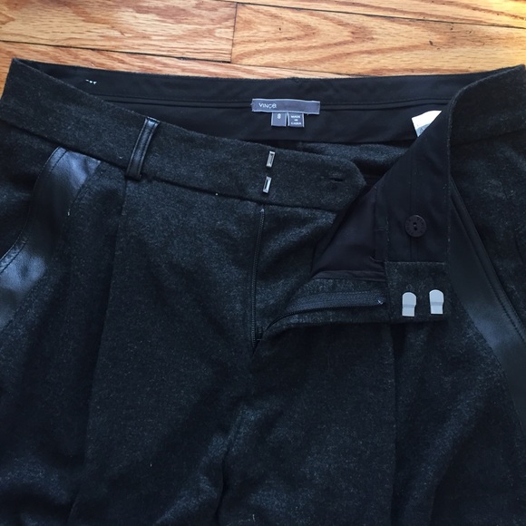 VINCE Dark Gray Casual/Dress pants sz 8 - Picture 2 of 4