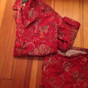 Button up pajama set