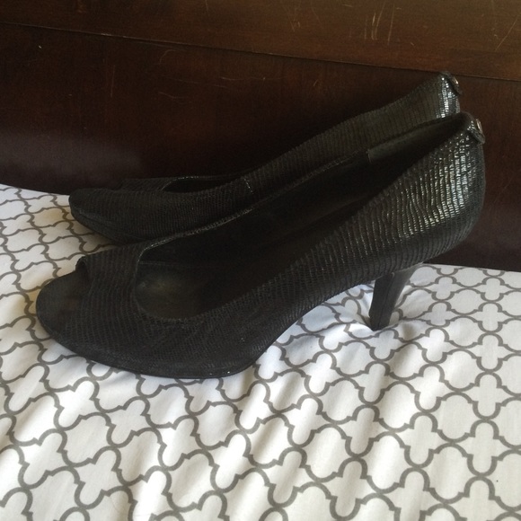 Calvin Klein Snakeskin Heels