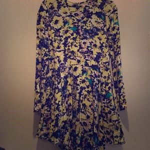 Floral long sleeve dress