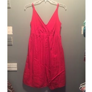 Red summer dress