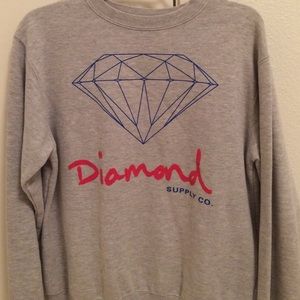 Grey diamond supply Co pullover