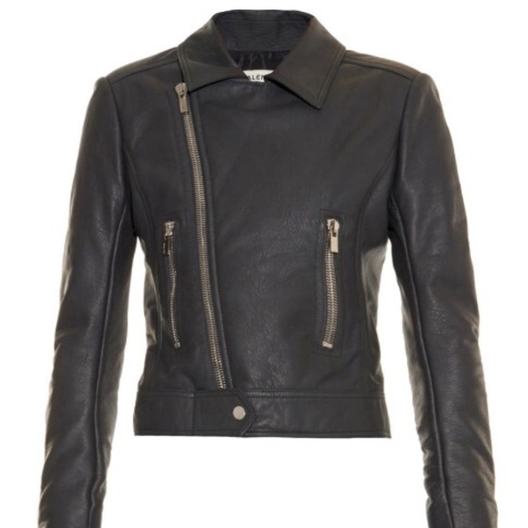 Balenciaga dark grey motorcycle leather jacket - Picture 2 of 4