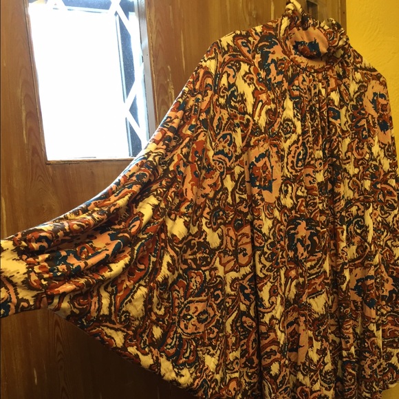 Rachel Pally - Paisley Turtleneck Dress, Large