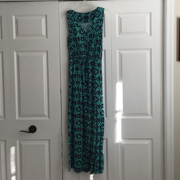 Aztec Print Maxi Dress