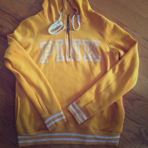 Victoria Secret PINK perfect half zip hoodie