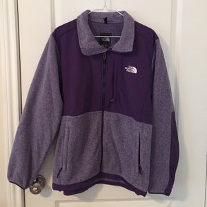Purple North Face Denali Jacket