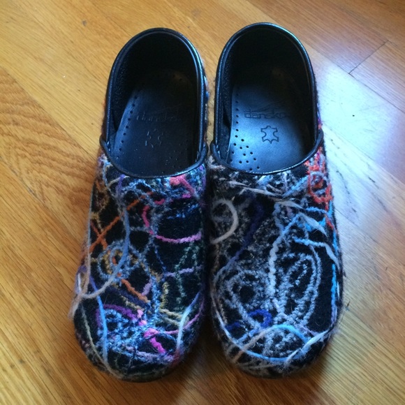 Dansko Shoes - Dansko Wool Swirl Clogs-size 38
