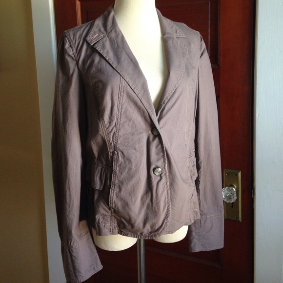 Armani Exchange light plum blazer