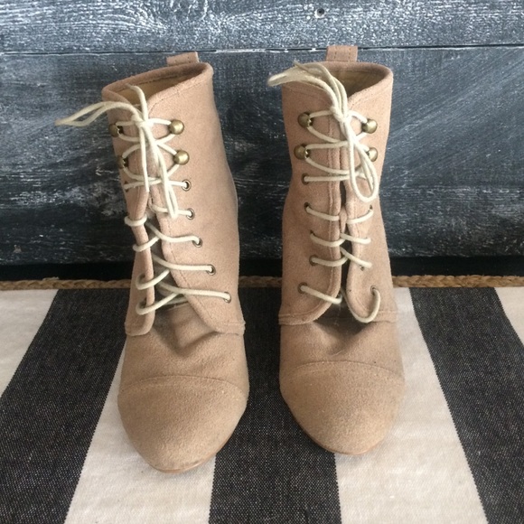 Genuine leather upper suede boots - Picture 2 of 3