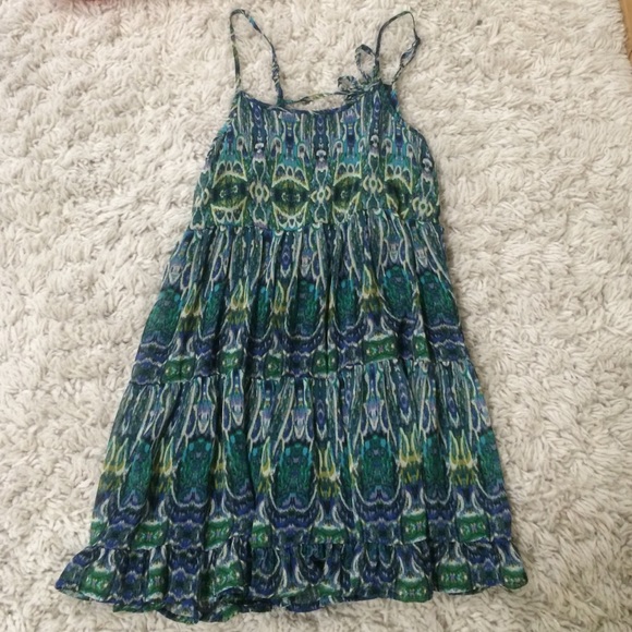 Flowy printed dress