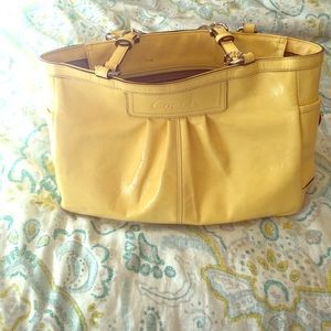 Coach leather purse