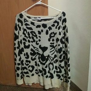 Xhilaration Leopard Sweater