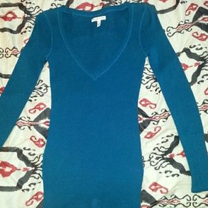 Blue v-neck sweater!