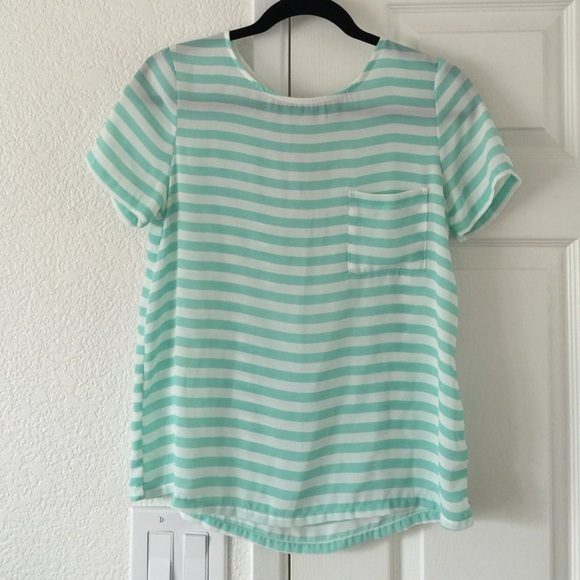 Forever 21 Tops - Mint striped top