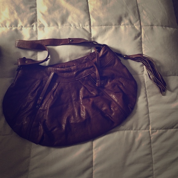 Black Poppy brown hobo bag - Picture 1 of 3