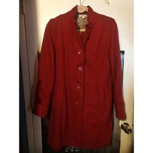 ❌ SOLD Red Dress Coat