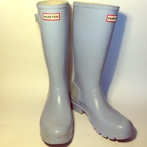 Hunter Rain Boots- Tall Baby Blue