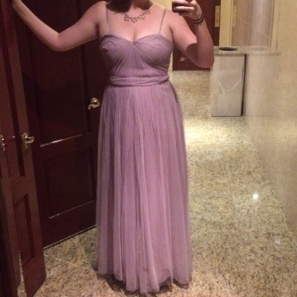 Beautiful purple gown