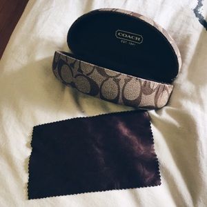 Authentic Coach glasses case