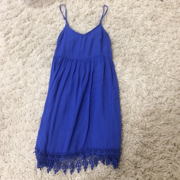 Blue dress