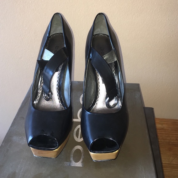 Bebe Jeanne super comfy pumps black 8M