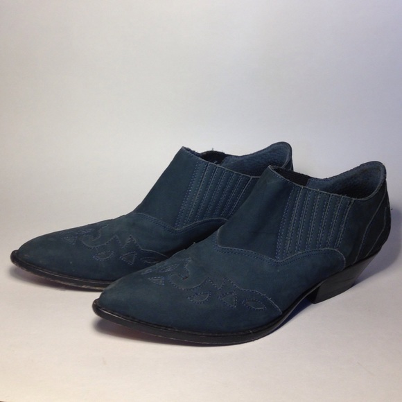 Vintage Pointy Toe Ankle Booties