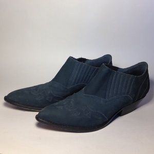 Vintage Pointy Toe Ankle Booties