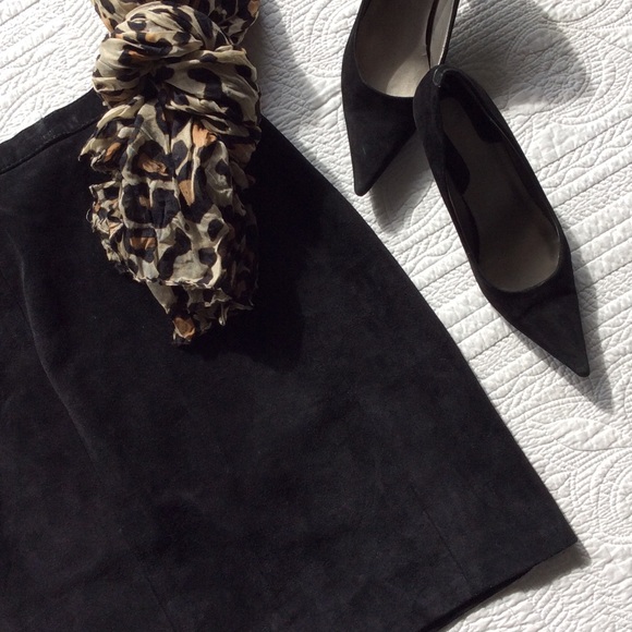 Suede Skirt