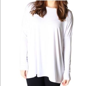 White Piko Top