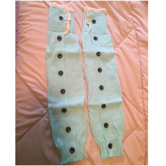 Mint Leg Warmers - Picture 3 of 4