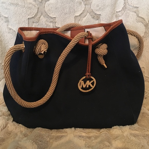 Michael Kors navy blue purse