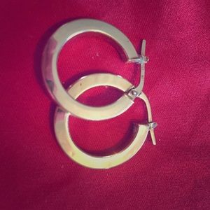 14k gold hoops