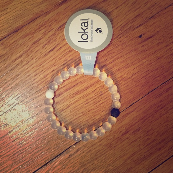 White Lokai Bracelet NWT