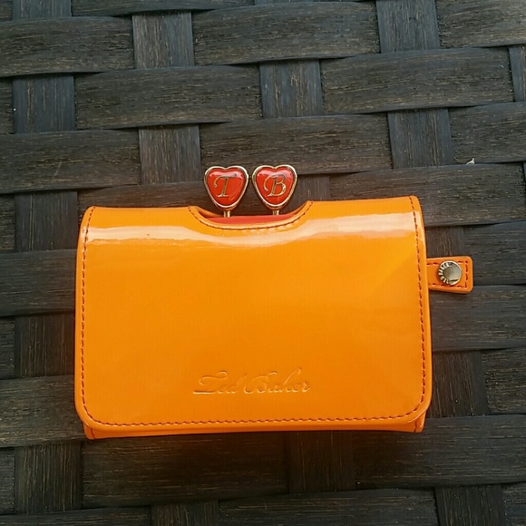 TED BAKER ORANGE WALLET