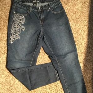 Lane Bryant dark Jean Jeggings good condition