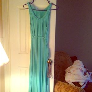 Turquoise maxi dress
