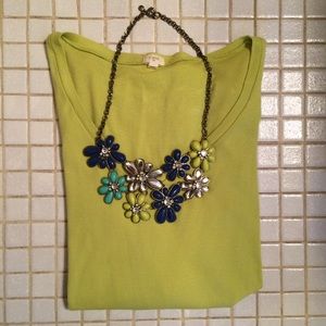 J.Crew long sleeved tee in pea green