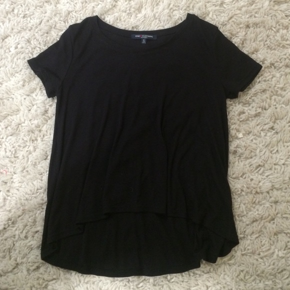 Black flowy t shirt