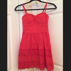 Orange cotton sun dress from  AE