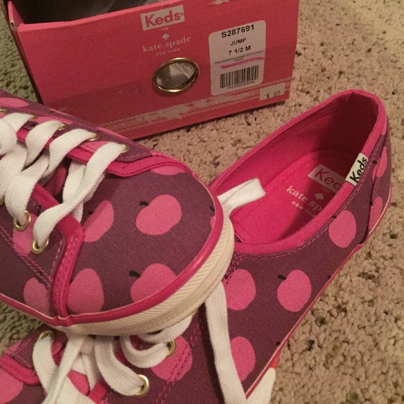 Kate Spade Apple Keds size 8 EUC - Picture 4 of 4