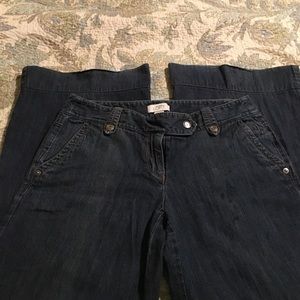 Ann Taylor Loft wide legged jeans