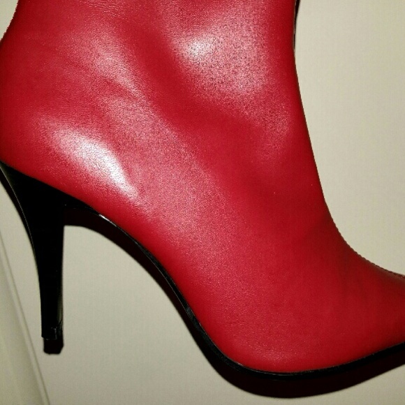 Shoes - Yasmine Marpie Red Boots